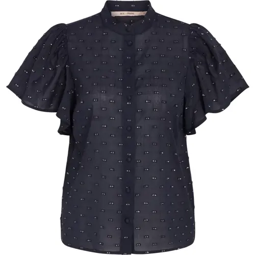 Stilvolle Dunkelblaue Bluse , Damen, Größe: XL - RUE de FEMME - Modalova