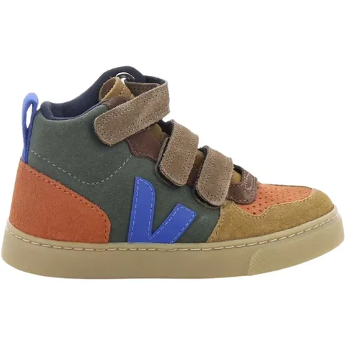 Grüne Kinderschuhe Small V-10 MID W23 - Veja - Modalova