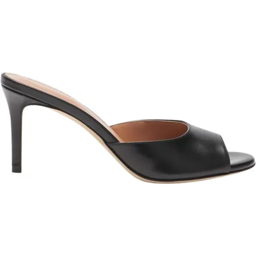 Elegante Schwarze Slip-On Mules , Damen, Größe: 38 1/2 EU - Scarosso - Modalova