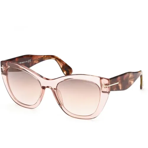 Erhöhen Sie Ihren Stil mit eleganten Sonnenbrillen , Damen, Größe: 56 MM - Tom Ford - Modalova
