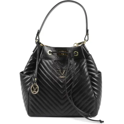 Leather Satchel Bag , female, Sizes: ONE SIZE - 19v69 Italia - Modalova