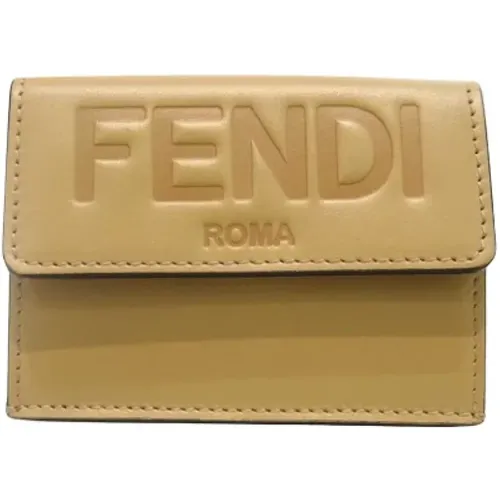 Pre-owned Leder Portemonnaies , Damen, Größe: ONE Size - Fendi Vintage - Modalova