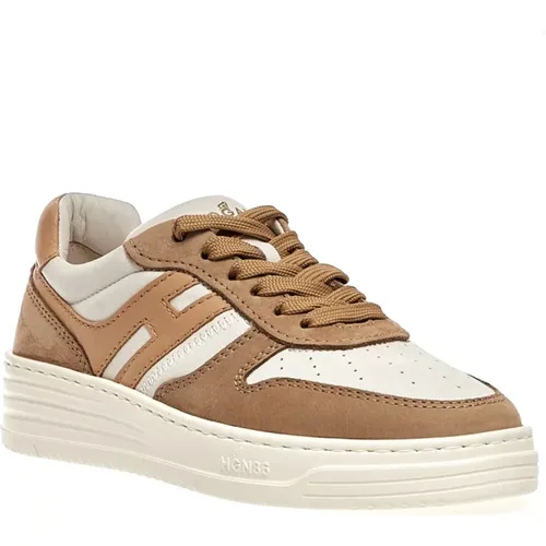 Suede Basket Sneakers - Size 35 , female, Sizes: 8 UK, 5 UK, 2 UK - Hogan - Modalova