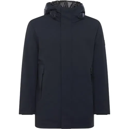 Soft Touch Nylon Hooded Jacket , male, Sizes: 4XL - People of Shibuya - Modalova