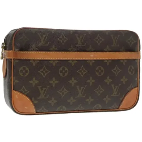 Pre-owned Canvas clutches , female, Sizes: ONE SIZE - Louis Vuitton Vintage - Modalova