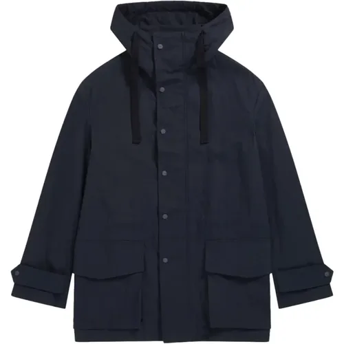 Dunkelblauer Parka Closed - closed - Modalova