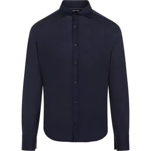 Silk Cotton T-Shirt Classic Style , male, Sizes: M, XL, L - BRUNELLO CUCINELLI - Modalova