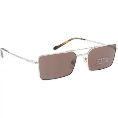 Stylish Sunglasses with Uniform Lenses , female, Sizes: 55 MM - Vogue - Modalova