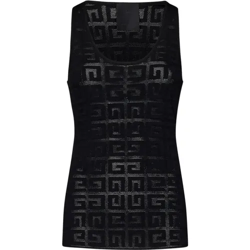 Slim Fit Sleeveless Top , female, Sizes: L, S - Givenchy - Modalova