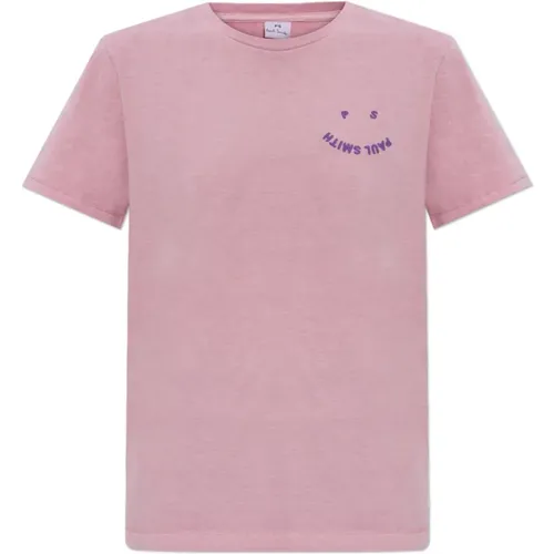 T-Shirt mit Logo , Damen, Größe: L - PS By Paul Smith - Modalova