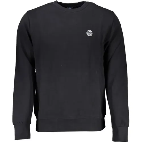 Cotton Crewneck Sweatshirt with Logo , male, Sizes: L - North Sails - Modalova