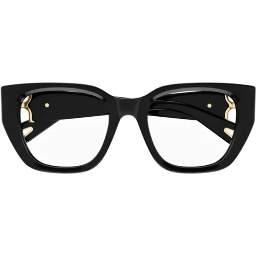 Cat-Eye-Acetatbrille mit Gold-Marcie-Logo - Chloé - Modalova