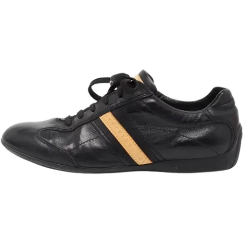 Pre-owned Leather sneakers , female, Sizes: 10 UK - Louis Vuitton Vintage - Modalova