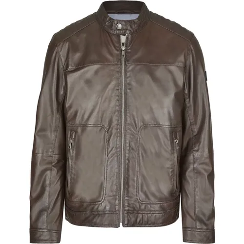 Herren Lederjacke Claudio Bugatti - Bugatti - Modalova