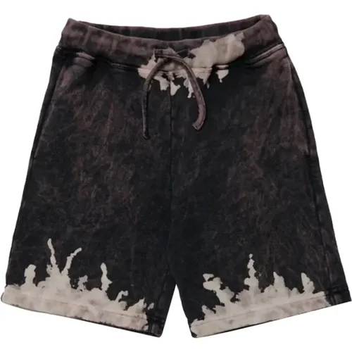 Schwarze Bermuda-Shorts für Kinder - Dsquared2 - Modalova