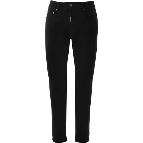 Schwarze Stretch-Denim-Jeans - Represent - Modalova