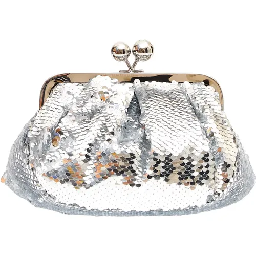 Women's Bags Handbag Argento Ss24 , female, Sizes: ONE SIZE - Max Mara Weekend - Modalova