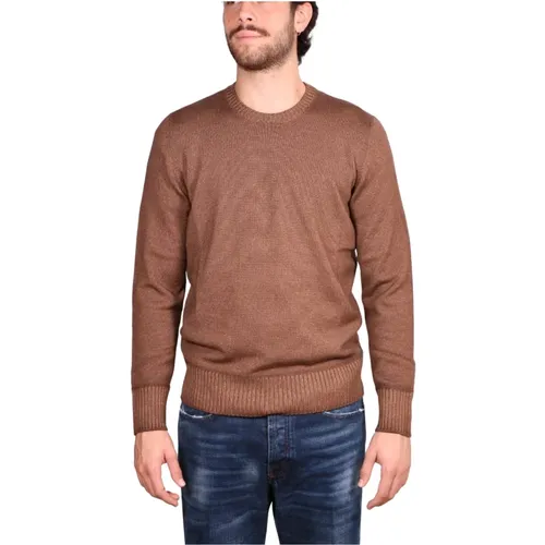 Merino Frosted Sweater , male, Sizes: L - Drumohr - Modalova