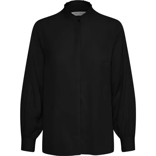 Long Sleeve Shirt with Ruffle Detail , female, Sizes: S - InWear - Modalova