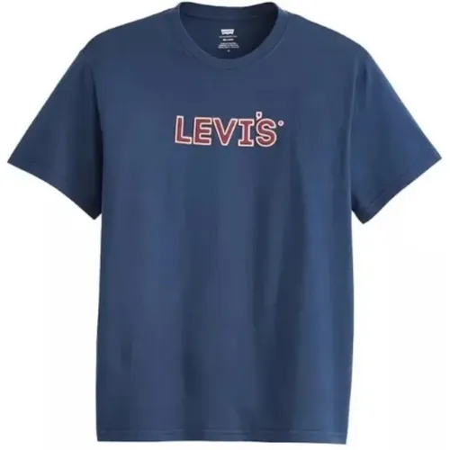 Levi's, Locker geschnittenes T-Shirt mit Polsterung für Männer , Herren, Größe: L - Levis - Modalova