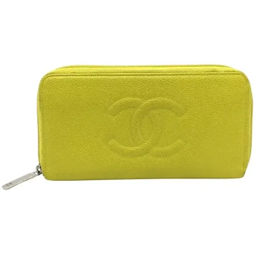 Pre-owned Leather wallets , female, Sizes: ONE SIZE - Chanel Vintage - Modalova