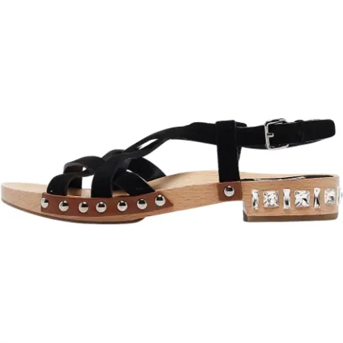 Pre-owned Wildleder sandals - Miu Miu Pre-owned - Modalova