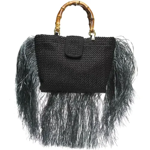 Schwarze Handtasche für Frauen - La Milanesa - Modalova