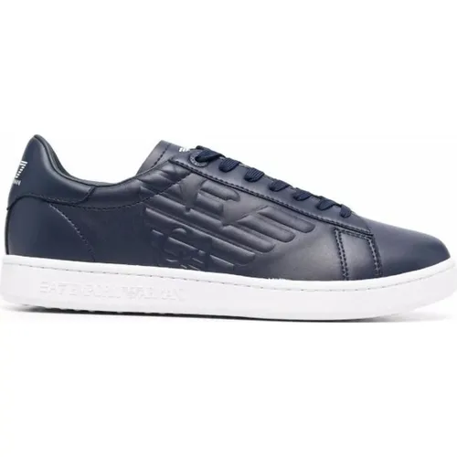 Dynamische Blaue Tennisschuhe , Herren, Größe: 45 1/3 EU - Emporio Armani EA7 - Modalova