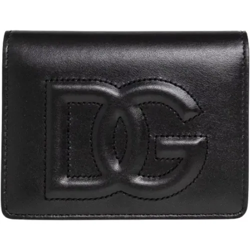 Geldbörse mit Logo , Damen, Größe: ONE Size - Dolce & Gabbana - Modalova