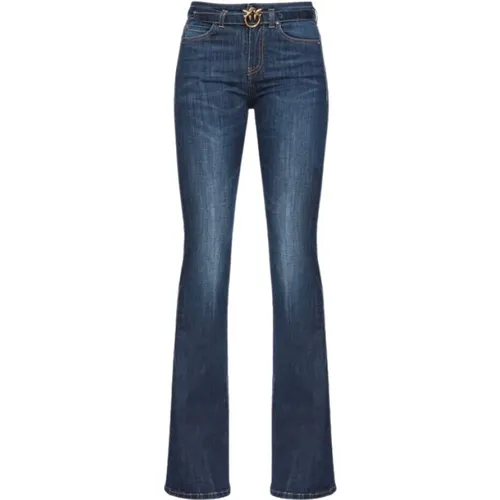 Boot-cut Jeans , Damen, Größe: W25 - pinko - Modalova