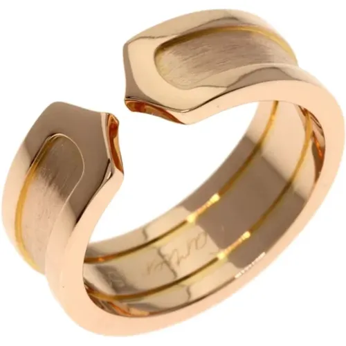 Pre-owned Rose Gold rings , female, Sizes: ONE SIZE - Cartier Vintage - Modalova