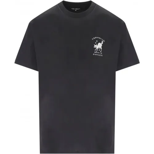 Icons T-shirt , male, Sizes: S, L, M, XL - Carhartt WIP - Modalova