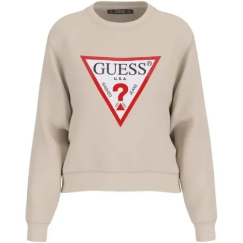 Damen Logo Sweatshirt , Damen, Größe: S - Guess - Modalova