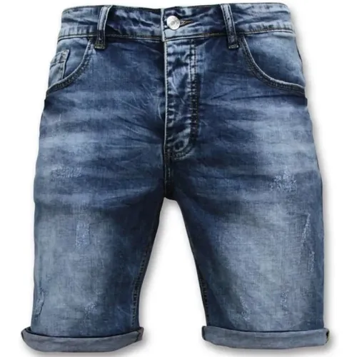 Short Pants Men - Short Blanco - 9088 , male, Sizes: W28, W34, W30 - Enos - Modalova