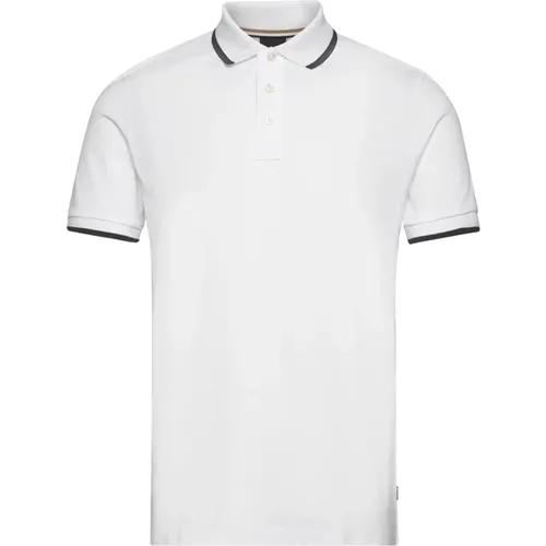 Cotton Pique Polo Shirt , male, Sizes: L - Hugo Boss - Modalova