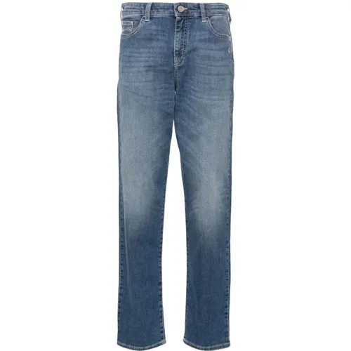 Jeans Slim Cut Classic Five Pockets , female, Sizes: W28, W31, W29, W26, W27, W25, W30 - Emporio Armani - Modalova