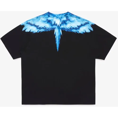Colordust Wings Oversized T-shirt , male, Sizes: 2XL, XS, S, L, XL - Marcelo Burlon - Modalova