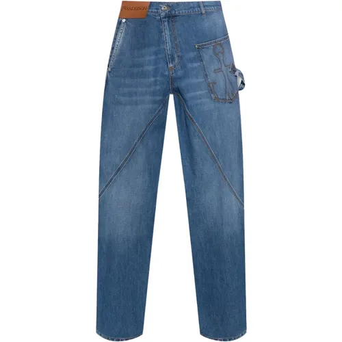Loose-fitting jeans , male, Sizes: W34, W32 - JW Anderson - Modalova