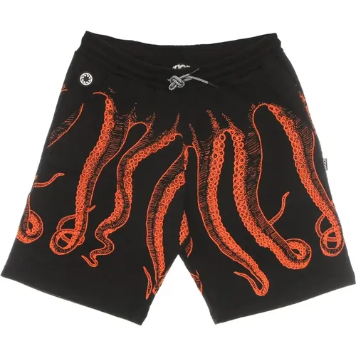 Tracksuit Outline Shorts , male, Sizes: S, L, XS, M, XL - Octopus - Modalova