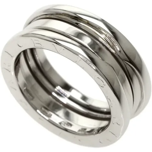 Pre-owned White Gold rings , female, Sizes: ONE SIZE - Bvlgari Vintage - Modalova