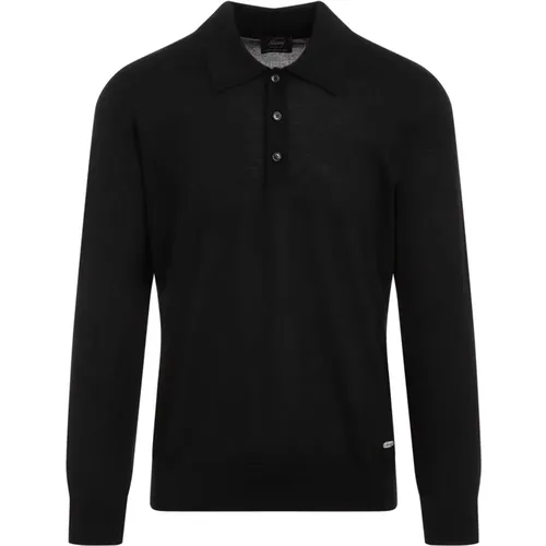 Schwarzes Polo-Shirt Brioni - Brioni - Modalova