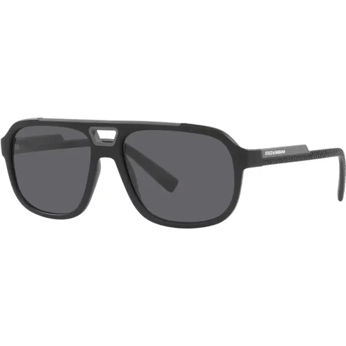 Contemporary Pilot Style Sunglasses , unisex, Sizes: 58 MM - Dolce & Gabbana - Modalova