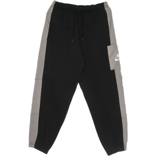 Schwarze Fleece Trainingsanzug Jogger Hose - Nike - Modalova