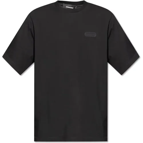 T-Shirt mit Logo , Herren, Größe: 3XL - Dsquared2 - Modalova