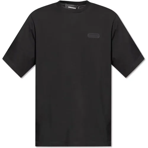 T-Shirt mit Logo , Herren, Größe: S - Dsquared2 - Modalova