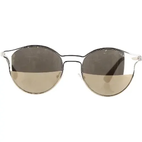 Pre-owned Metal sunglasses , female, Sizes: ONE SIZE - Prada Vintage - Modalova