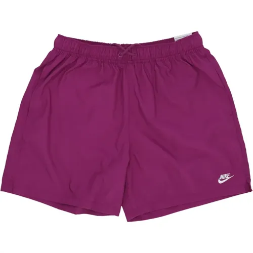 Flow Badehose Viotech/Weiß , Herren, Größe: S - Nike - Modalova