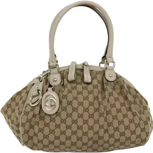 Pre-owned Canvas gucci-bags , female, Sizes: ONE SIZE - Gucci Vintage - Modalova