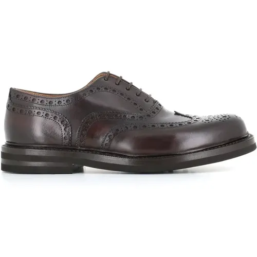 Leather Shoes with Rubber Sole , male, Sizes: 7 1/2 UK, 9 UK - Green George - Modalova
