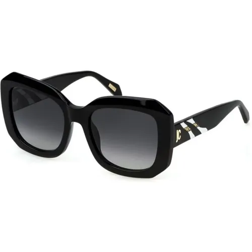 Schwarze Rauch Gradient Sonnenbrille , Damen, Größe: 54 MM - Just Cavalli - Modalova